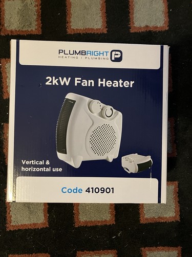 Plumbright 2kw fan heater - 2kw,