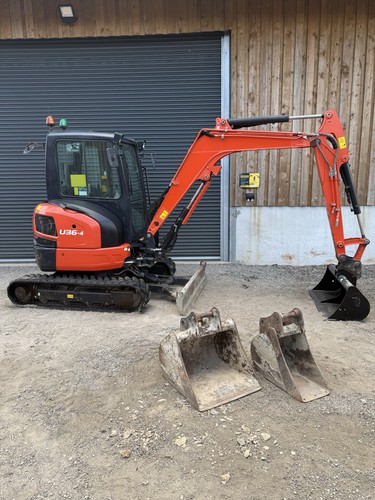 Kubota u36 mini digger - kubota, u36-4