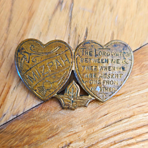Heart shaped love brooch pin - love,