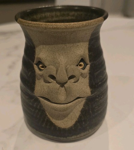 Vintage muggins pottery face - vintage,
