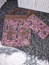 Ladies Pink Owl Print