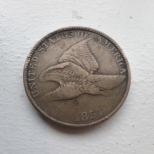 1857 flying eagle small cent - small,