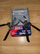 Secateurs Bypass Pruners Ratchet Anvil Pruners Set of 2 by Spear And Jackson