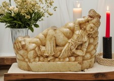 Antique White Marble God