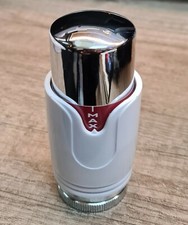 Thermostatic Radiator Valve Sensor Head Chrome / White fits Drayton TRV4 RefW