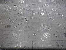 PVC TABLE CLOTH CLEAR DINING EMBOSSED GLASS PLATE CUP CUTLERY FROSTY PLASTIC