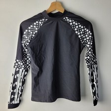 Peter Pilotto x Target Women Size XS Black White Beach Swim Top Rash Guard Beach