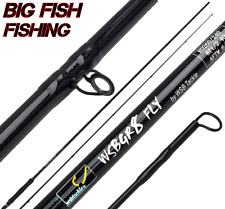 GR8 Fly Fishing Rod 8ft Hollow Fibreglass Duplon Grip Fresh Water Fly Rod