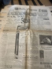 WW 2 Daily Express 02/11/1939 Newspaper