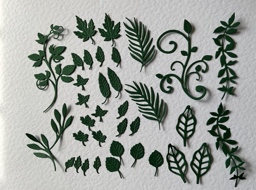 Mix leaf die cut shapes - die, for