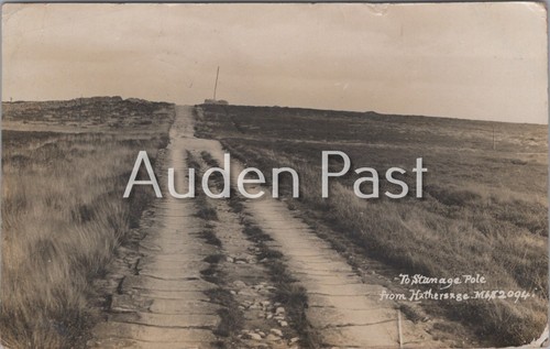 Vintage postcard stanage pole - vintage,