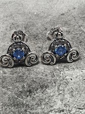 Pandora Cinderella Carriage Stud Earrings Used