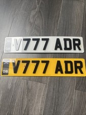 V777ADR 777 Private Plate Cherished Personalised Own Reg Licence