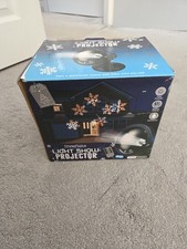 Snowflake Light Show Projector Indoor Outdoor Waterproof Timer Function Remote 