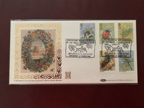 1985 british insects first day - insects,