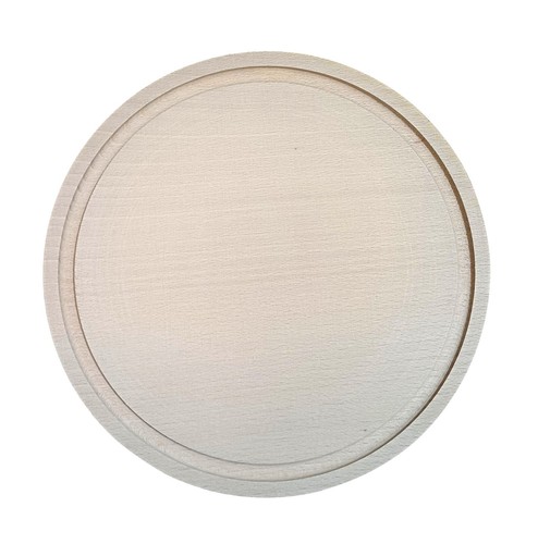 Round circular wooden board