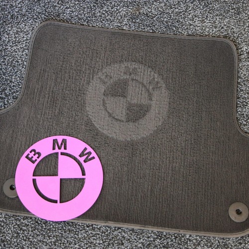 Bmw car carpet stencil - bmw, for