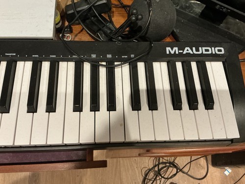 Music keyboard - music,