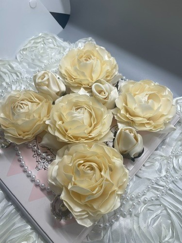 Handmade satin ribbon - satin,