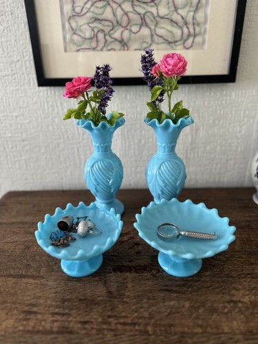 Vintage turquoise blue - turquoise, milk