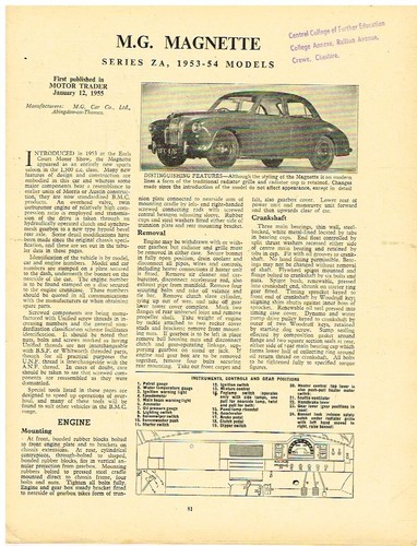 Magnette saloon - mg,