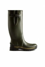 Hunter Balmoral Side Adjustable Mens Tec Sole Field Wellington Boots