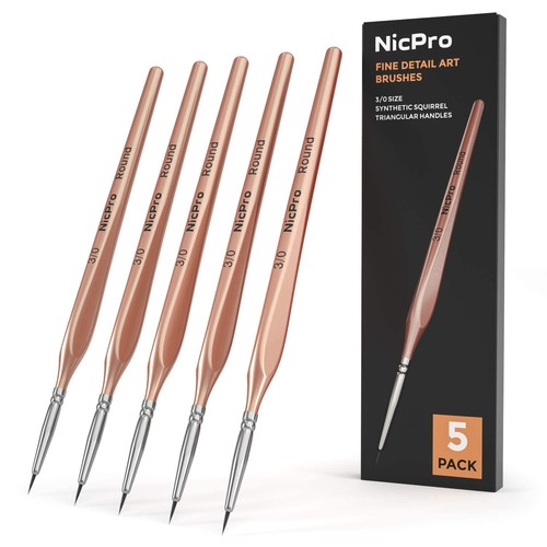 Nicpro paint brush - set, pcs