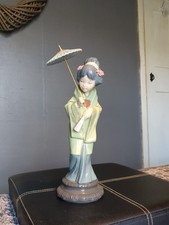 Vintage Lladro Geisha Figurine