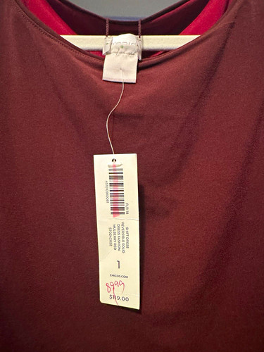 Nwt chico reversible shift - nwt,