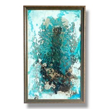 Copper Patina Abstract Wall