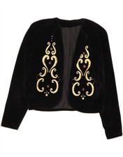 Vintage Womens Velvet Open