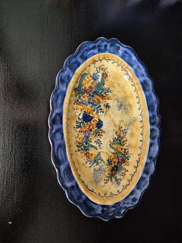 Handmade greek ceramic - ceramic, floral