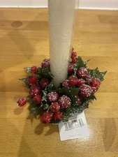 Frosted Gisela Graham Candle