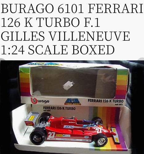 Burago bburago ferrari 126 - burago,