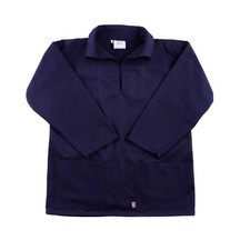 Newlyn Fishermans Smock, New, V NECK Large Navy Blue with Pockets 