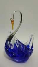 Vintage figure Swan. Colored