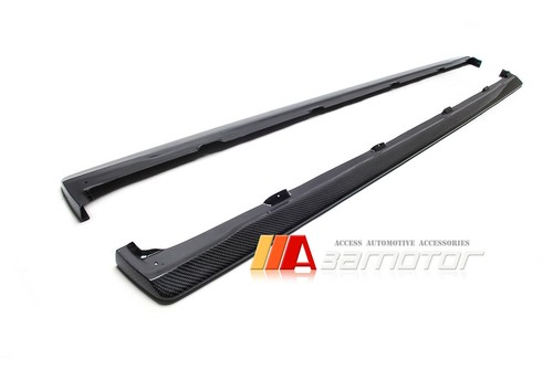 Carbon fibre side skirt - carbon,