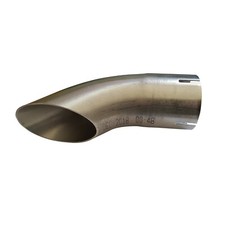 Curved Curl Down Exhaust Tail