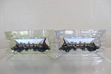HORNBY RAKE of 2 WEATHERED BR BARRY HAA HOPPER WAGON oa