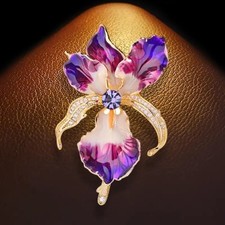 Sparkling Enamel Lapel Pin