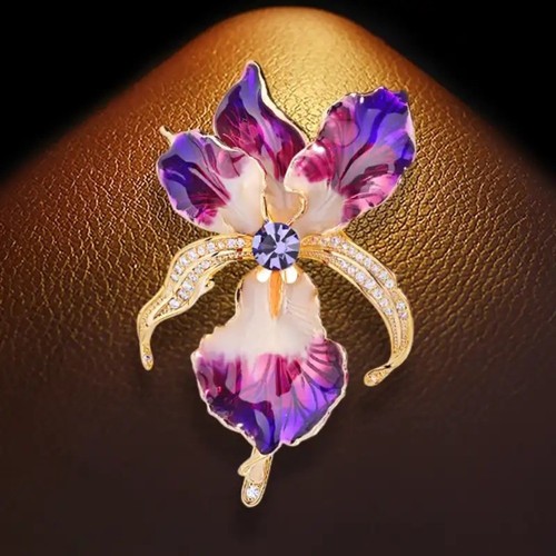 Sparkling enamel lapel pin - enamel,