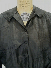 Edwardian silk blouse cropped - silk,