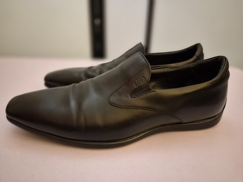 Boss hugo black leather - boss,