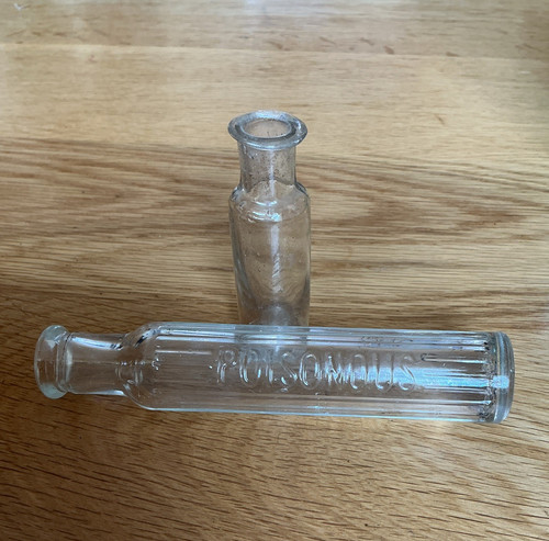 Clear glass bottles - clear,