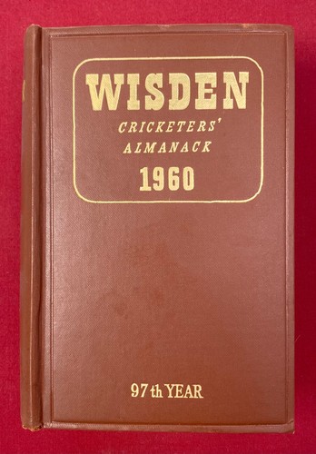 1960 wisden original - wisden,