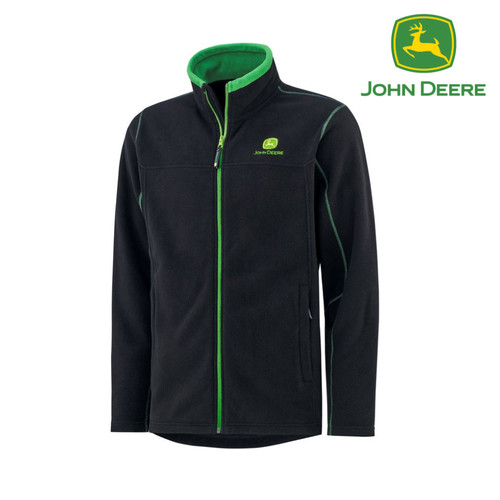 John deere field fleece jacket - deere,