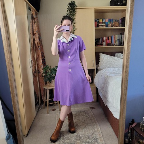 Vtg 70s lilac - vtg,