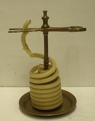 Antique georgian brass wax - antique,