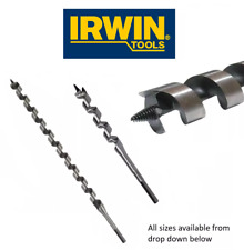 Irwin Premium Long & Standard Series Wood Auger Drill Bits, All Sizes Available