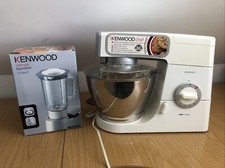 A KENWOOD CHEF CLASSIC WITH LIQUIDISER ATTACHMENT